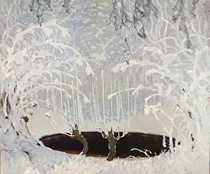 Frozen Prints: Winter Tale, 1904. Creator: Ferdynand Ruszczyc