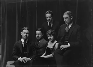 Winter, Wallace, Mr. group, portrait photograph, 1917 May 3. Creator: Arnold Genthe