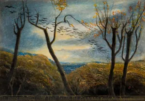 Alfred Tennyson Gallery: The Many Wintered Crow, 1880. Creator: James Smetham