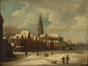 Gable Prints: Winter's Day in Breda, 1648-1651. Creator: Frans de Momper