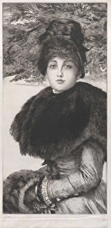 James Tissot Collection: A Winters Walk, 1880. Creator: James Tissot