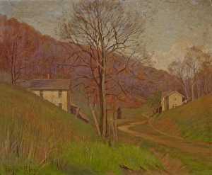 Sloped Prints: Wisconsin Landscape, c1890-1938. Creator: Pauline Palmer