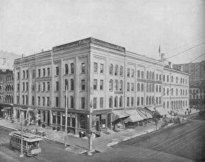 Awning Gallery: Wisconsin Street and Broadway, Milwaukee, Wisconsin, c1897. Creator: Unknown