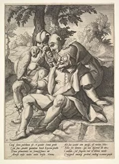 Fool Gallery: The Wisdom of Fools, from Six Proverbs. Creator: Jacques de Gheyn II