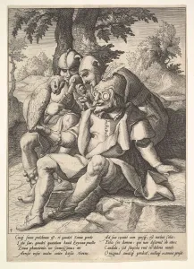 Fool Gallery: The Wisdom of Fools, from Six Proverbs. Creator: Jacques de Gheyn II