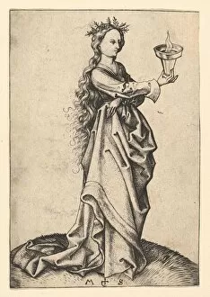 The Third Wise Virgin, ca. 1435-1491. Creator: Martin Schongauer