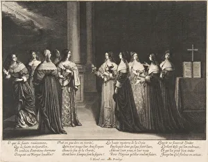 Stupid Prints: The Wise Virgins Refuse Oil to the Foolish Virgins, ca. 1635. Creator: Abraham Bosse