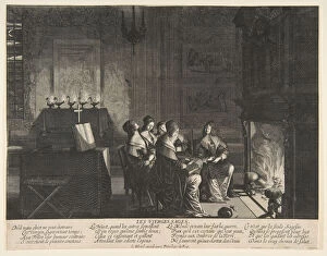 Images Dated 17th March 2020: The Wise Virgins Resting Whilst Awaiting the Arrival of The Husband, ca. 1635
