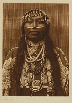Beads Prints: Wishram Girl, 1910. Creator: Edward Sheriff Curtis