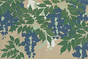 Wisteria Prints: Wisteria (Fuji). From the series A World of Things (Momoyogusa)