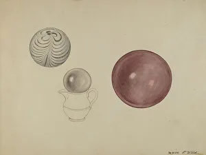 Paul Ward Prints: Witch Ball, 1935/1942. Creator: Paul Ward