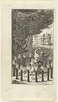 Bolswert Prints: Witch and demons, 1638