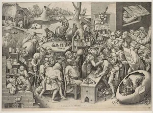The Witch of Malleghem. Artist: Bruegel (Brueghel), Pieter, the Elder (ca 1525-1569) The Witch of Malleghem. Artist: Bruegel (Brueghel), Pieter, the Elder (ca 1525-1569)
