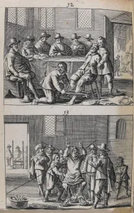 Witch trials. From: Abraham Paling, T afgerukt mom-aansight der tooverye? Witch trials. From: Abraham Paling, T afgerukt mom-aansight der tooverye?