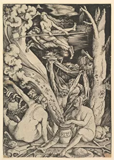Back To Front Gallery: The Witches, 1510. Creator: Hans Baldung