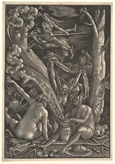 The Witches, 1510. Creator: Hans Baldung