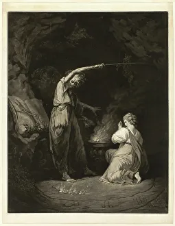 Dunald Mill Hole Prints: The Witches Cauldron or Incantation, 1772. Creator: John Dixon