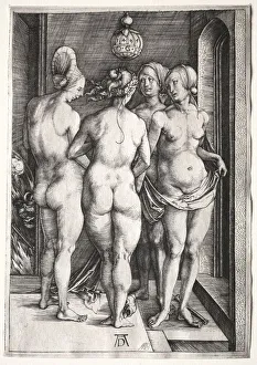 The Four Witches (Four Naked Women), 1497. Creator: Albrecht Dürer (German, 1471-1528)
