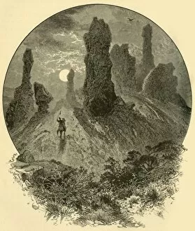 Ca±on Gallery: Witches Rocks, Weber Canon, 1874. Creator: John Filmer