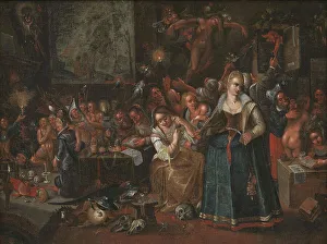 Francken Frans Ii Prints: Witches Sabbath, 1616. Creator: Frans Francken II
