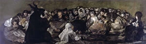 Witchess coven (1797-1798), black painting by Francisco de Goya