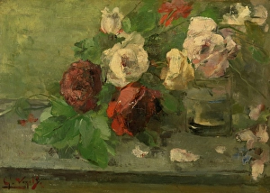 Ageing Prints: Withered Roses, c1870-1890s. Creator: Guillaume Vogels