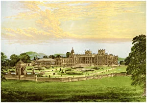 Benjamin Gallery: Witley Court, Worcestershire, home of the Earl of Dudley, c1880