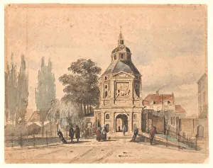 City Gate Prints: Wittevrouwenpoort in Utrecht, c.1827-1891. Creator: Johannes Bosboom