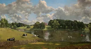Estate Prints: Wivenhoe Park, Essex, 1816. Creator: John Constable