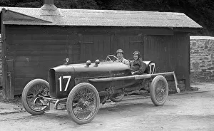 Co Driver Prints: WJ Watsons Vauxhall at the RAC Isle of Man TT race, 10 June 1914. Artist: Bill Brunell