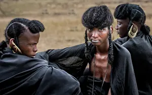 Nomadic Prints: Wodaabe Women. Creator: Dorte Verner