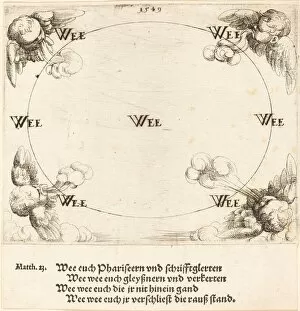 Augustin Hirschvogel Gallery: Woe is Pronounced on Covetousness, 1549. Creator: Augustin Hirschvogel