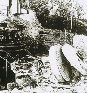 Millstone Prints: Mill at Woevre, France, c1914-c1918