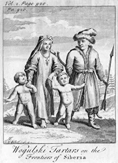 Wogulski Tartars on the Frontiers of Siberia, c1740
