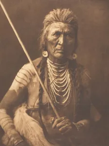 Wolf - Apsaroke, 1908. Creator: Edward Sheriff Curtis