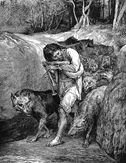 The Wolf-Charmer, 1881. Artist: John Le Farge