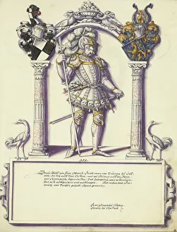 Hohenzollern Prints: Wolf Hohenzollern; Chronicle of the Hohenzollern Family, about 1572. Creator: Jorg Ziegler