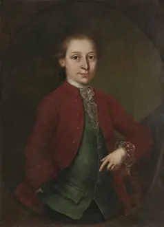 Mozart Prints: Wolfgang Amade Mozart (?) with the diamond ring, 1773-1775. Creator: Anonymous