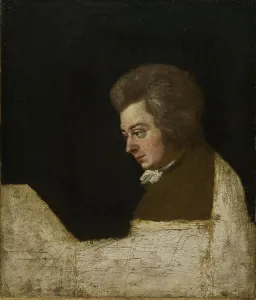 Lange Prints: Wolfgang Amadeus Mozart (1756-1791), 1789. Artist: Lange, Josef (1751?1831)