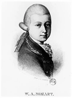 Wolfgang Amadeus Gallery: Wolfgang Amadeus Mozart (1756-1791) in 1770