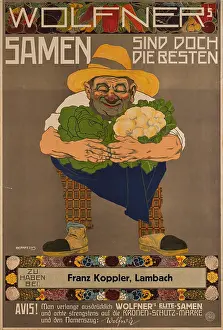 Sowing Prints: Wolfner's seeds are the best, c1900