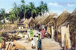 Wolof, or Ouolof village, Senegal, 20th century
