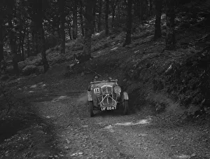 Wolseley Hornet of ARC Rigby taking part in a motoring trial, c1930s. Artist: Bill Brunell