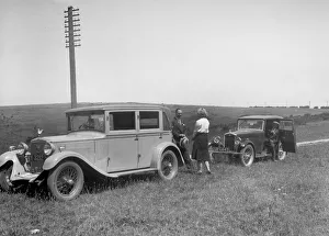 Kitty Prints: Wolseley Hornet of JW Whalley and Kitty Brunells Bianchi saloon