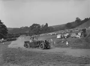 Rushmere Hill Prints: Wolseley Hornet McEvoy Special competing in the MG Car Club Rushmere Hillclimb