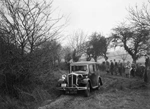 Winchcombe Prints: Wolseley of LL Hunt at the Sunbac Colmore Trial, near Winchcombe, Gloucestershire, 1934