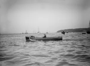 Wolseley motor launch, 1911. Creator: Kirk & Sons of Cowes