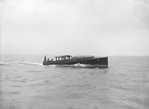 Displacement Prints: Wolseley motor launch, 1913. Creator: Kirk & Sons of Cowes