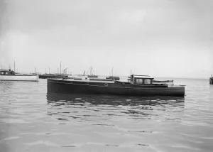 A Wolseley motor launch, 1914. Creator: Kirk & Sons of Cowes