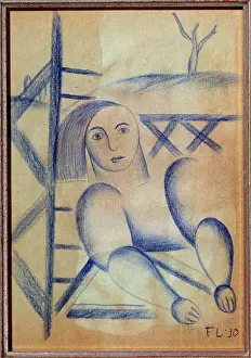 Fernan Prints: A Woman, 1930. Creator: Fernand Leger.
A Woman, 1930. Creator: Fernand Leger